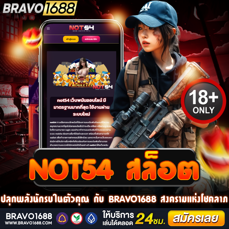 Not54 สล็อต สุดมันส์ แตกง่าย ท้าทายทุกการเดิมพันเดือด